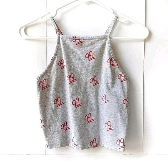 Forever 21 Tops - FOREVER 21 99 Emoji Sleeveless Crop Top Size Medium / Small